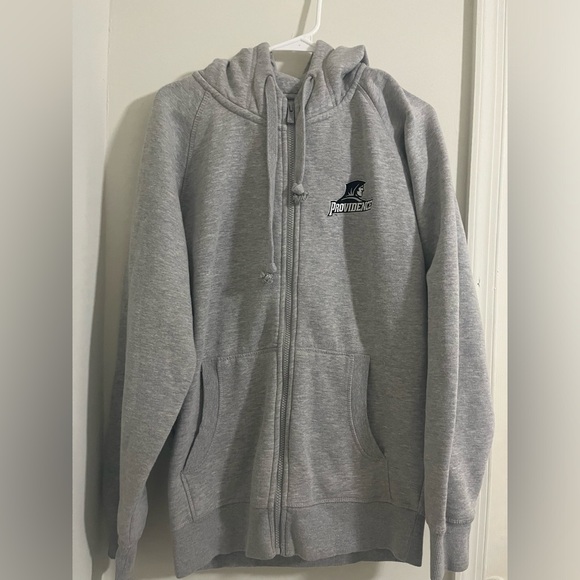 Men's Antigua Gray Providence Friars Victory Full-Zip Hoodie Size Medium - Picture 2 of 6